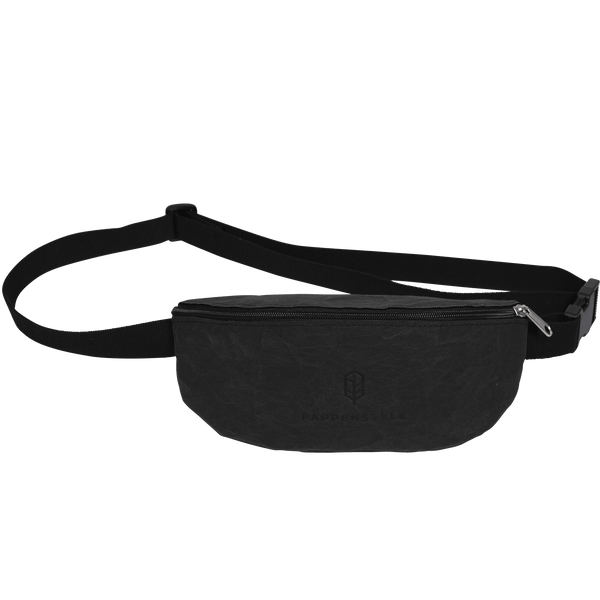 leaf-bauchtasche-schwarz-veganes-leder-black-washable-paper-pappenstyle