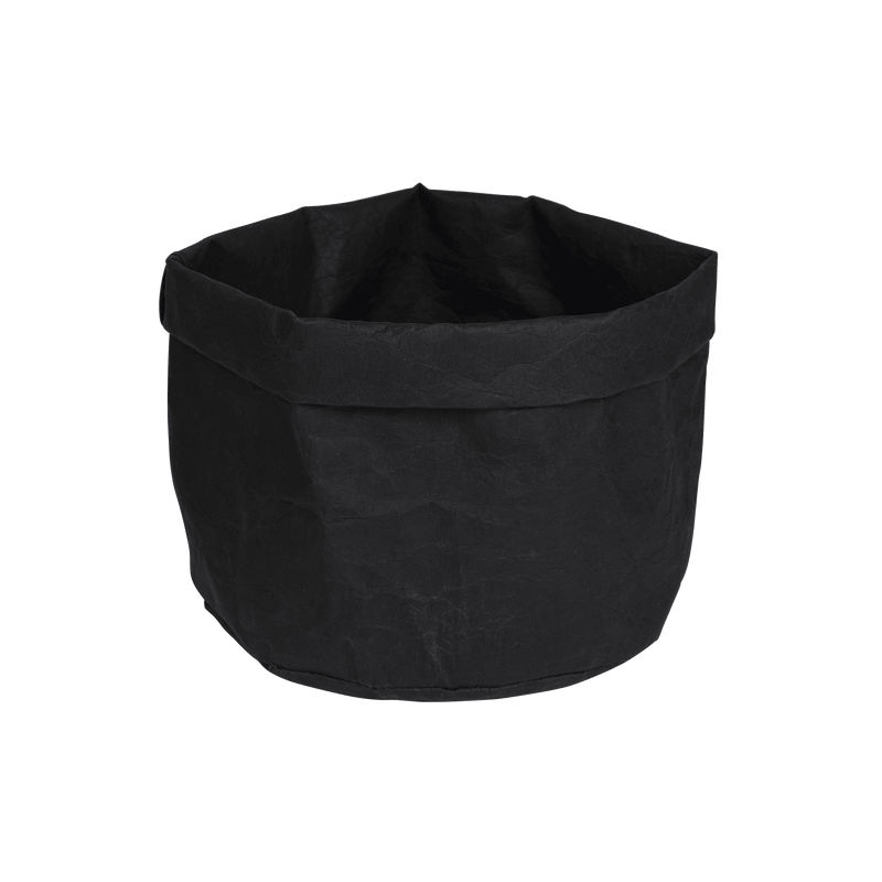 nest-l-aufbewahrung-krempelkorb-veganes-leder-schwarz-black-washable-paper-pappenstyle